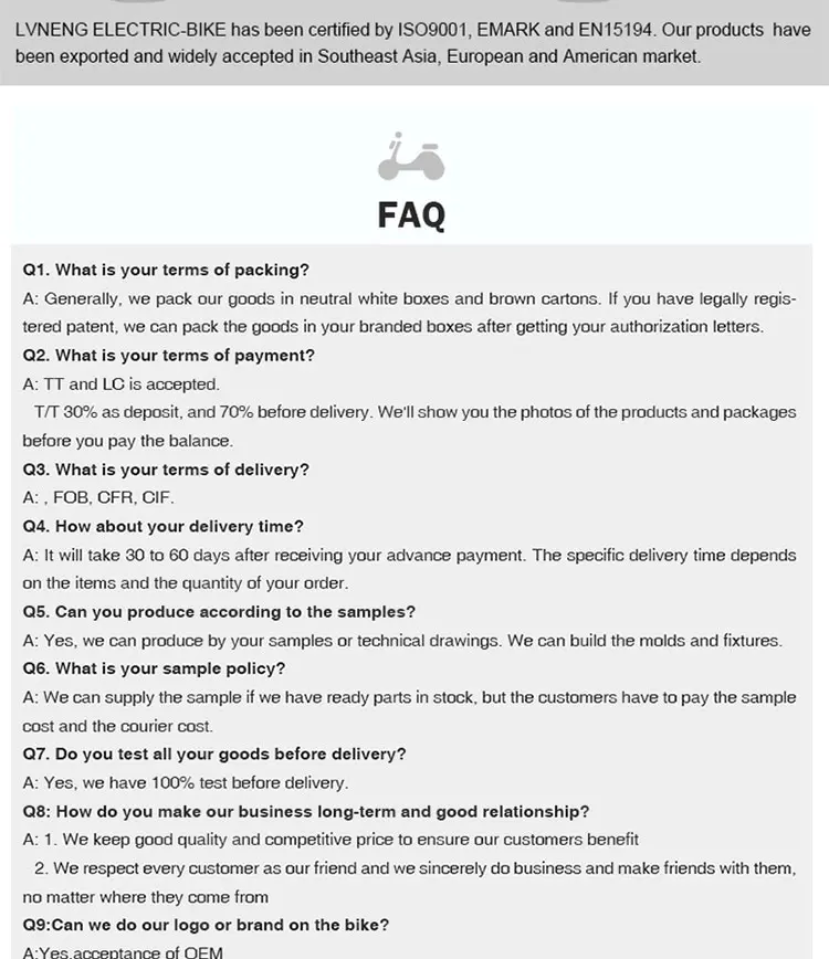 Electric Scooter with Eec Approval