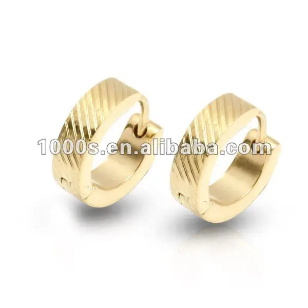 Gold Plated Hoop Earring Designs For Boys Gold Plated Hoop Earring Designs For Boys Stainless Steel New Mens Product On Alibaba