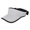 custom sport sun hat,blank cotton white sun visor caps without logo