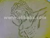 Christ Crucifixion Sculpture in Hand Made Leather Engraving - App to Wallet