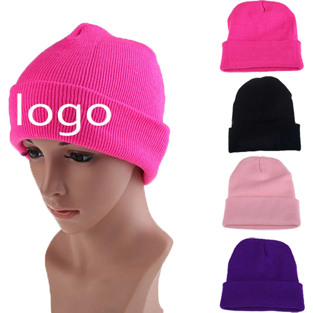 Promotional Custom Printed Beanie Hat With Embroidery Logo - Buy Custom ...