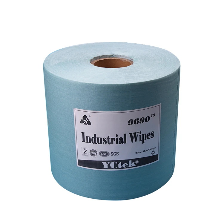 Wood Pulp And Polyester Dust Free Dry Wipe Disposable Wipe Roll Buy