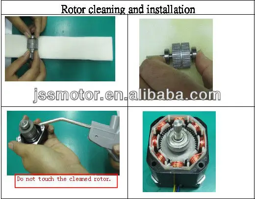 57HS82-2504B nema 23 stepper motor, double shaft stepper motor, hybrid stepper motor