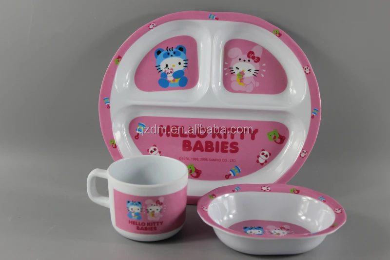 Foodgarde Kids Plastic Plate and bowl and cup Tableware set