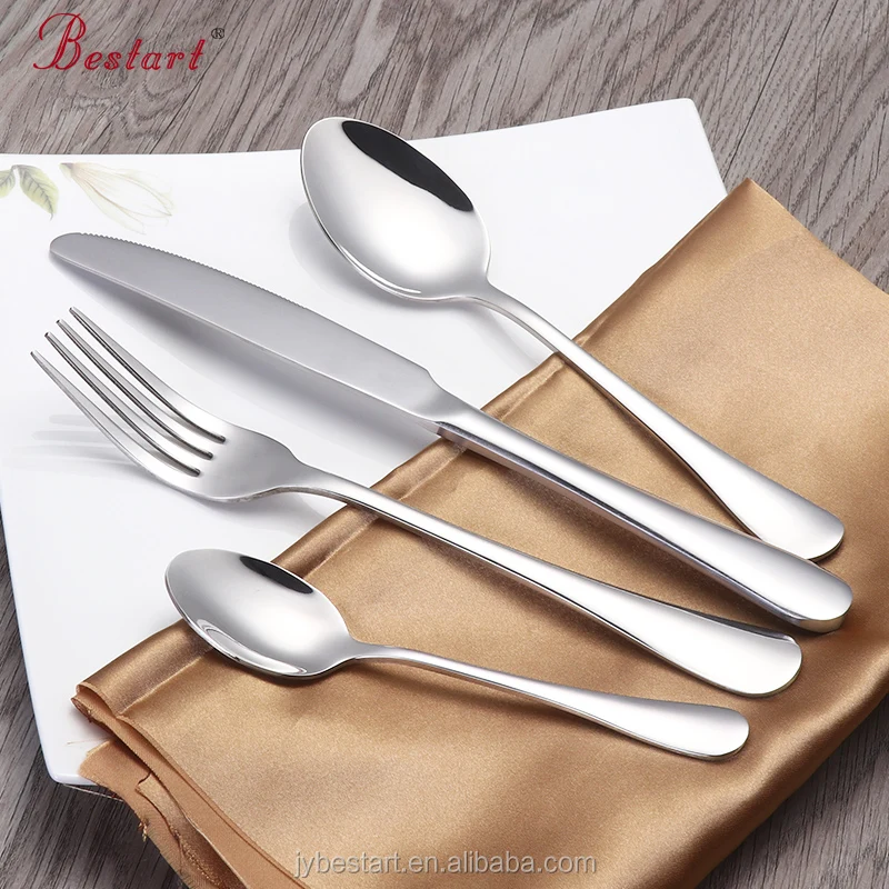 Cour royale gaufrer en acier inoxydable Couverts Set Dinnerware Couteau Fourchette Cuillère Set