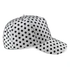 white printing material long brim baseball cap outdoor sport cap for lady