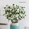New 75cm simulation flower home garden wedding hotel decoration silk flower colorful white pure artificial hydrangea stem