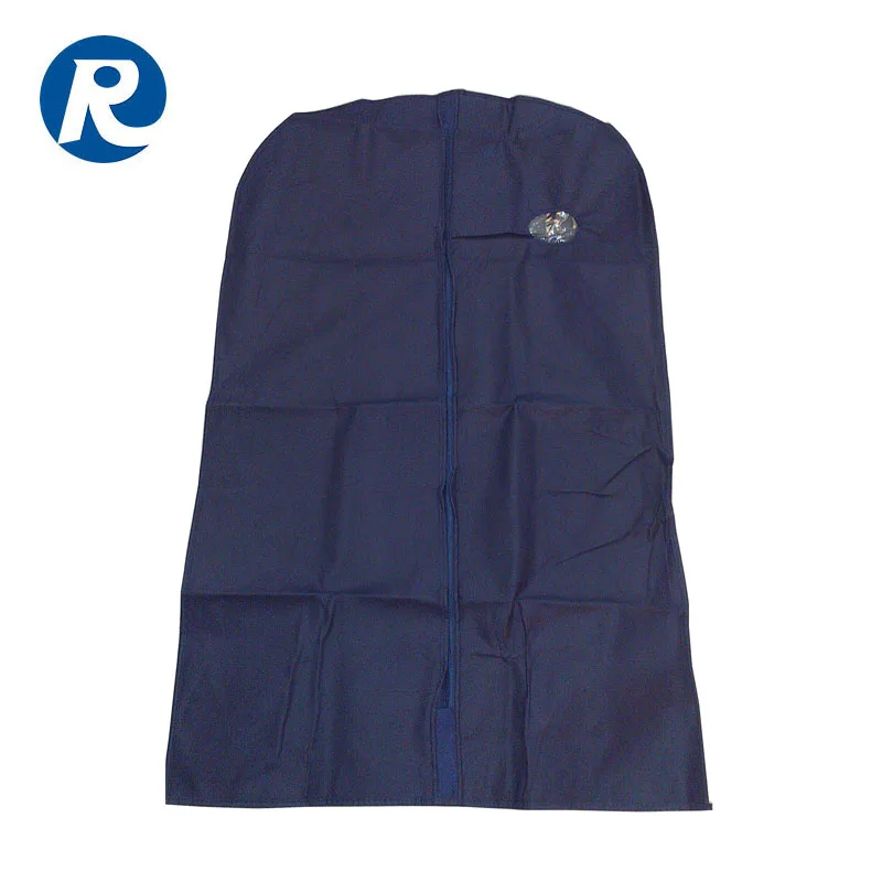 Wholesale Non Woven Garment Bag Foldable Garment Bag With Zipper Suit Packaging Customized Logo