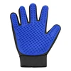 Eco friendly function pet dog hair combing brush five fingers pet cleaning gloves brush