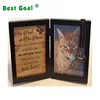 Pet Memorial 5"x7" Picture Frame for Dog or Cat with Ribbon and Tag