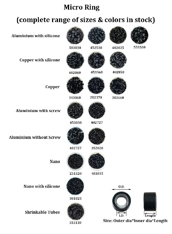 Unique size. Наращивание микро кольцами схема крепления. Микро кольца для волос из чего состоит.