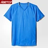 2018 custom jersy football soccer cheap blue and white soccer uniforms set team from china 2017