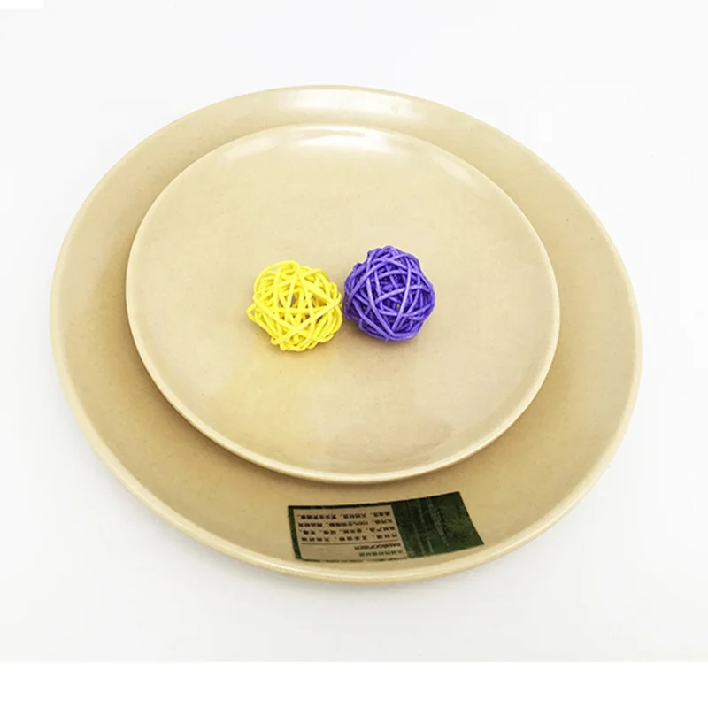 Reusable Bamboo Fiber Serving Plate Tray Sets Tableware Microwave Safe Buy Bamboo Fiber