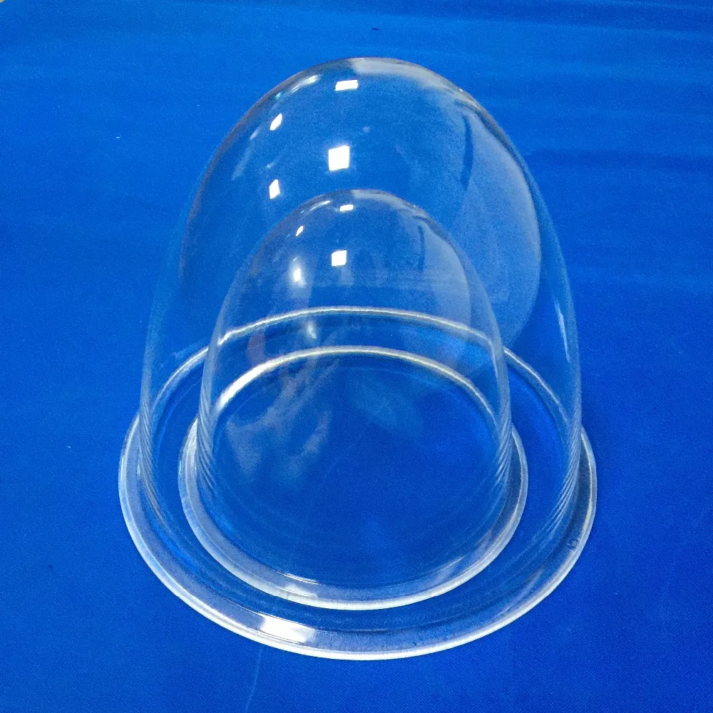 Factory Price Custom Size Large Clear Acrylic Dome Plastic Containers ...