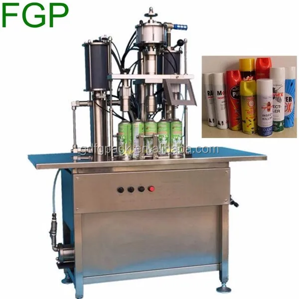 Aerosol Filling Machine/aerosol Spray Can Filling Machine/aerosol Cans
