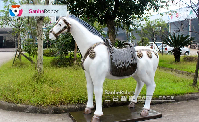 life size plastic horse statue