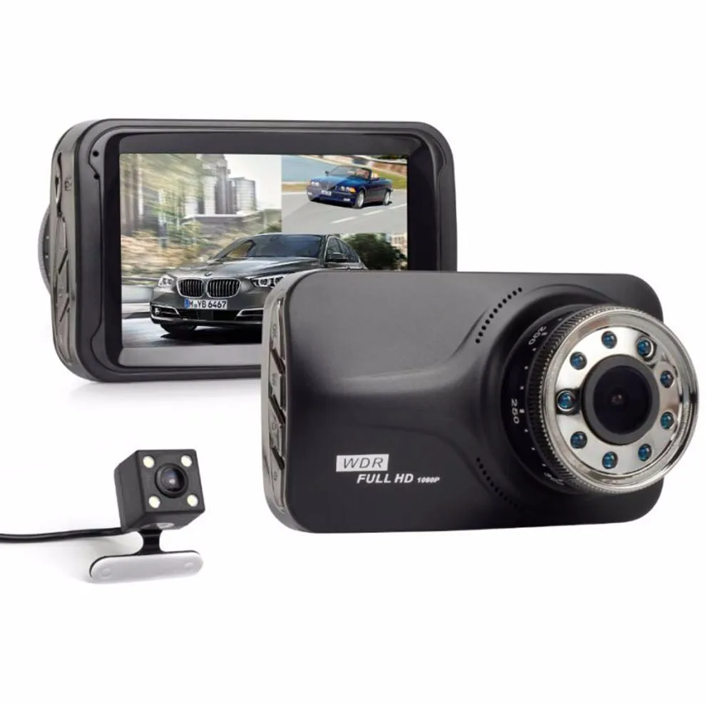 Hd1080p Dual Camera Car Recorderg639 With Dual Lens And 3inch Display