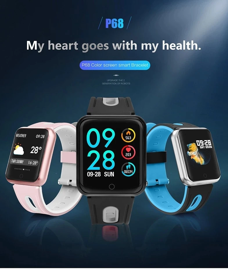 smart watch p68