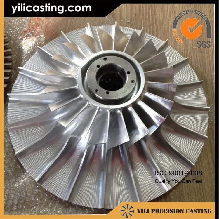 Machining Compressor Wheel For Turbo Impeller 7075 Material, View