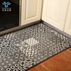 Spanish tiles patchwork PVC print kitchen floor runner rug
