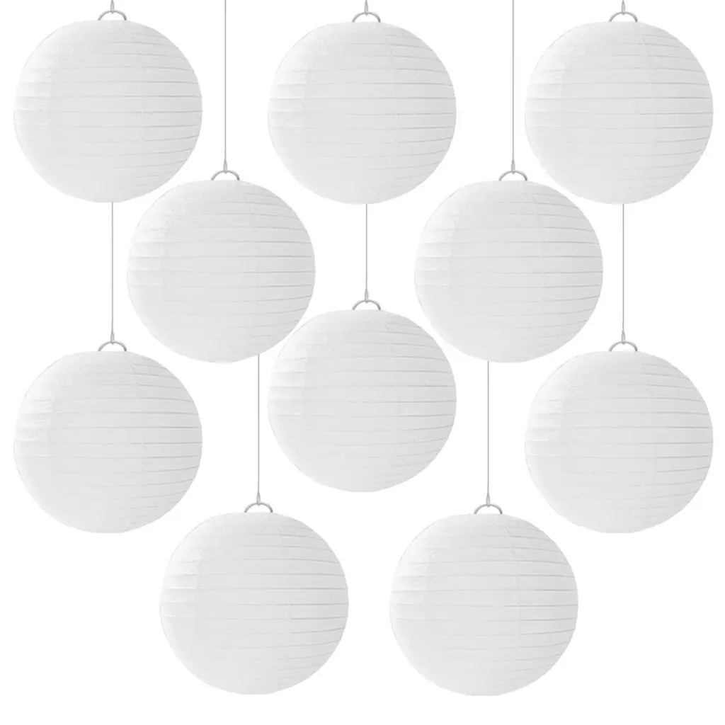 Buy Paper Lanterns Round Paper Lantern 12 Quot 10 Packs Ideal For Classroom Decorations Parties Backyard Decoration Room Decoration Cheerful Chinese Lanterns White Decorative Lanterns Large Artifacts Lanter In Cheap Price On M Alibaba Com