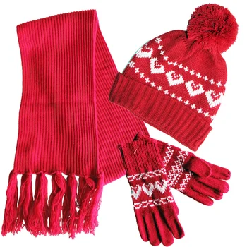 boys hat and gloves