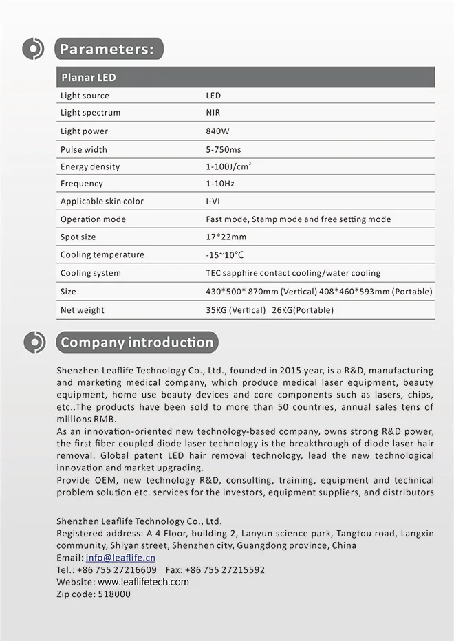 Planar Led Vcsel Laser Diode 808nm Long Lifespan Depilation Laser
