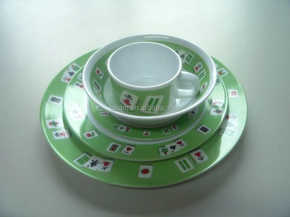 Set Of 4 Melamine Dinner Set/Complete Melamine Tableware Set