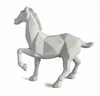 custom geometric horse Statue