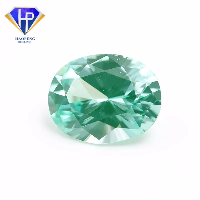 Lab Created Brazil Emerald Green Spinel 137 Brilliant Cut Oval 57