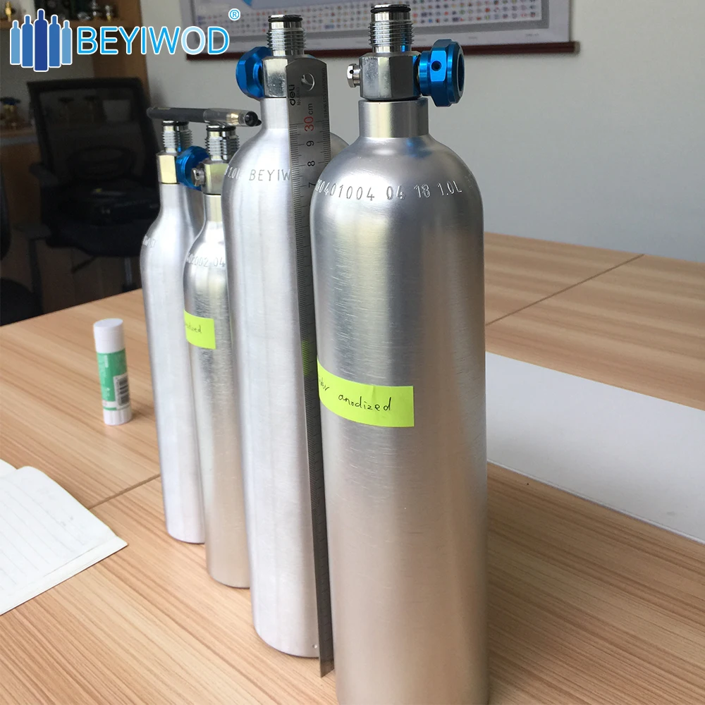 Usa Dot3al 1l/0.5l Aluminum Cylinder Medical N20 Nitrous Oxide Gas