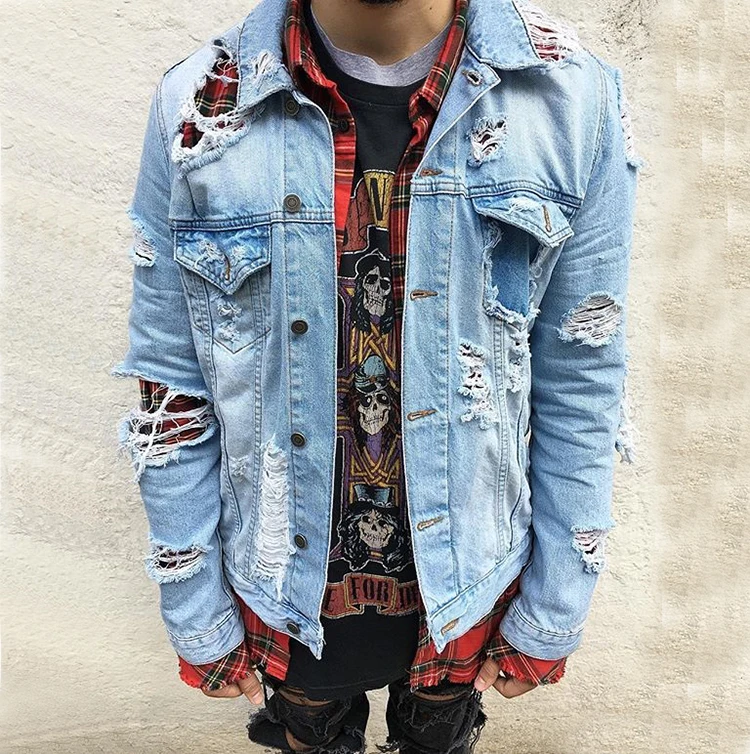 mens custom denim jacket