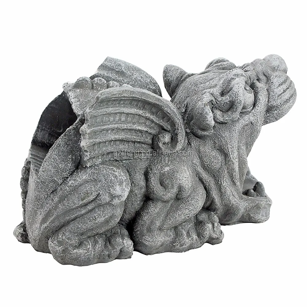 Garden Gargoyle Gutter Guardian Downspout Statue Buy Gutter Downspout