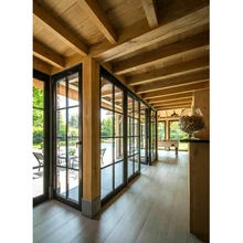 Китай Поставщики железная оконная решетка дизайн алюминиевые французские двери