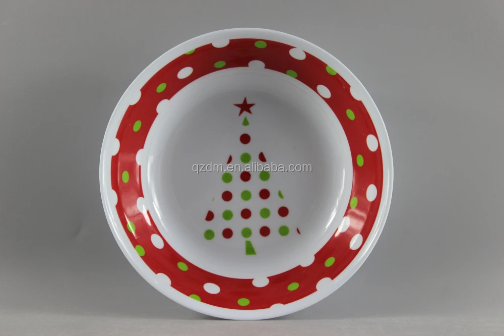 Christmas Melamine Soup Bowl
