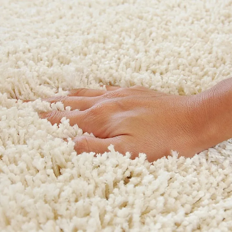 Large High Pile Plush White Area Rug And Microfiber Carpet Buy