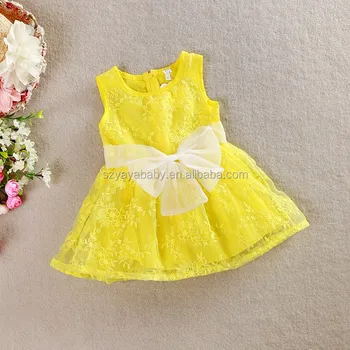 baby yellow frock