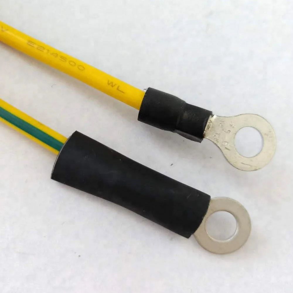 Customized 25.3g Terminal Harness Is Yellowgreen Ground Wire Harness Buy Terminal Wiring