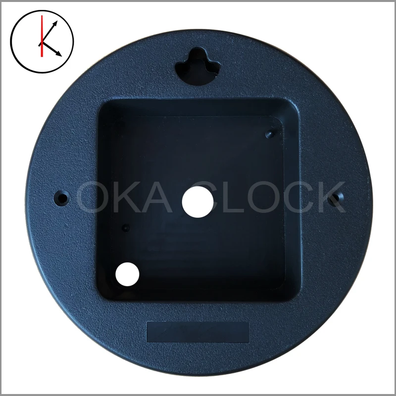110mm Black Plastic Ground Cover/wall Clock Case/clock Movement Case