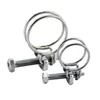 Fastener adjustable swivel quick locked Double Wire Hose Clamp