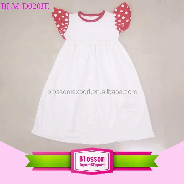 white cotton frock for baby girl