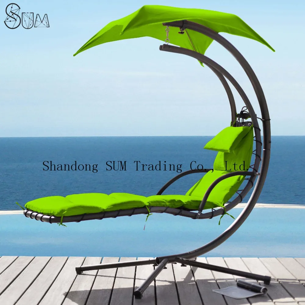 Dream Chair With Umbrella Outdoor Patio Lounge Arc Stand Air Porch