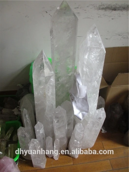 Long and large clear quartz crystal points,quartz crystal points wholesale,wholesale clear quartz crystal points for sale