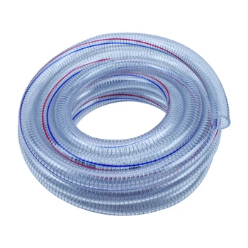 flexible pipe inch pvc pressure hose wire larger steel