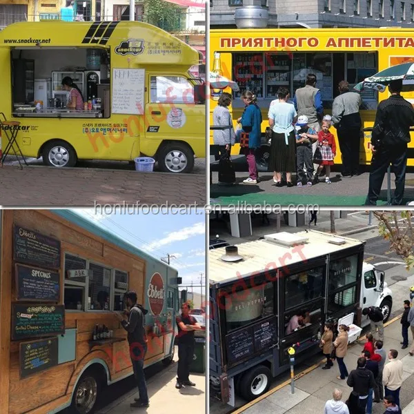 For Sale Customized Food Trucks Mobile Electric Food Truck Caravan Trailer Fully Equipped Buy