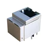 HFJV1-1G16-L11RL Shielded With LED 180 degree Gigabit RJ45 connector