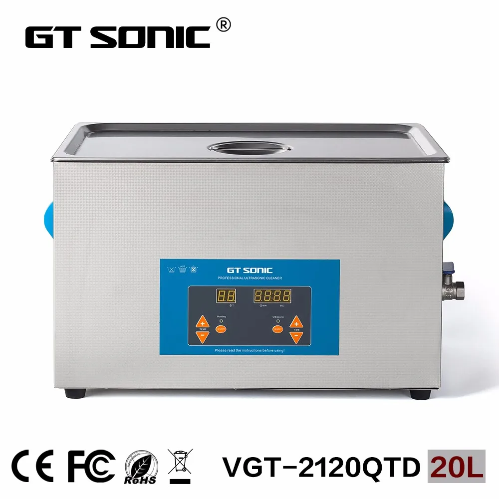 2016 Gt Sonic Vgt2120qtd 20l Water Jet Ultrasonic Cleaner Buy 20l