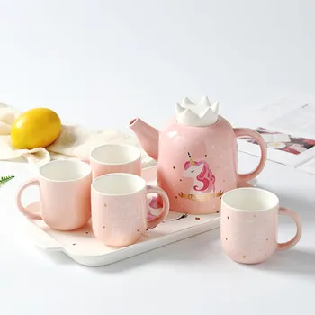 unicorn tea set