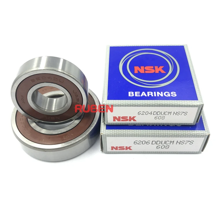 NSK 6206DDUCM 6206-2RS 30X62X16MM Double Rubber Seal Ball Bearings MADE IN JAPAN 
