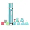 9 in 1 Electric Shavers Hair Remover Foot File Pedicure Tools Kit Manicure Set Nail File Buffer for Lady